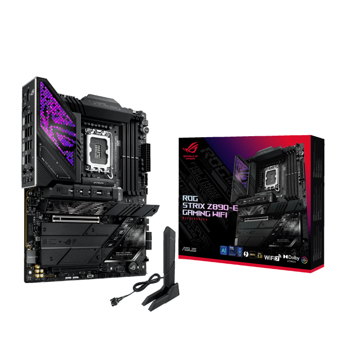 Asus ROG STRIX Z890-E GAMING WIFI/LGA1851, Z890, TBT4, Motherboard Asus ROG STRIX Z890-E GAMING WIFI/LGA1851, Z890, TBT4, Motherboard