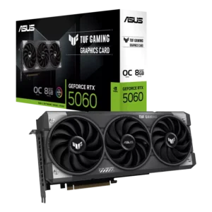 Asus TUF Gaming GeForce RTX 5060 8GB GDDR7 OC Edition Graphics Card Asus TUF Gaming GeForce RTX 5060 8GB GDDR7 OC Edition Graphics Card