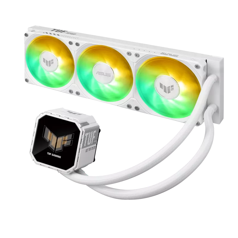 Asus TUF GAMING LC III 360 ARGB LCD AIO Liquid Cooler White Asus TUF GAMING LC III 360 ARGB LCD AIO Liquid Cooler White