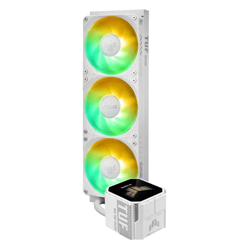 Asus TUF GAMING LC III 360 ARGB LCD AIO Liquid Cooler White Asus TUF GAMING LC III 360 ARGB LCD AIO Liquid Cooler White