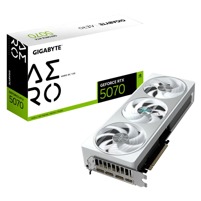 Gigabyte RTX 5070 AERO OC 12GB Graphics Card Gigabyte RTX 5070 AERO OC 12GB Graphics Card